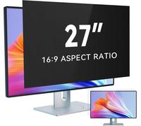 Film De Confidentialité Pour Ordinateur De 27 Pouces Pour Écran 16:9, Brise-Vue Amovible, Anti-Éblouissement, Protection De Confidentialité Pour Écran 27"" Hp Dell Acer Lenovo Asus
