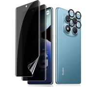 Film De Confidentialité Tpu Pour Xiaomi Redmi Note 14 Pro 4g - Pack 2+1 (2 Films Anti-Espionnage Hd + 1 Protège-Lentille Caméra) Flexible Auto-Cicatrisant