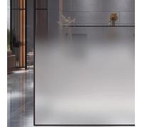Film de fenêtre dégradé, verre dépoli, protection graduelle commerciale pour bureau, hall, hôtel, autocollant de confidentialité imperméable personnalisé, couleur unie (l x H : 290 x 152 cm/114 x 60 p