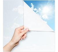 Film de fenêtre en verre dépoli - 3 m - Opaque - Pour fenêtre, fenêtre, cloison de séparation - Salle de bain (60 x 300 cm)