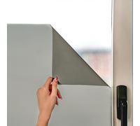 MARAPON® Film Fenêtre Anti Regards Anthracite [60x200 cm] avec eBook avec Conseils Professionnels - Film Occultant Fenêtre Autocollant Opaque - Brise Vue Fenêtre Statique - Film Fenêtre Dépol