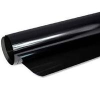 Film de fenêtre Multi-Fix occultant - Autoadhésif - Statique - Sans colle - Protection UV 99% - Noir - 90x200cm