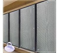 Film de fenêtre occultant avec ventouses, Film de Protection Solaire pour fenêtre de 30 à 150 cm de Large, Double Film Isolant en Feuille d'aluminium, Film de fenêtre réfléchissant la chaleu