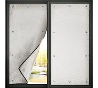 Film de Fenêtre Réfléchissant à Double en Feuille d'Aluminium,Film Fenetre Anti Regard Bidirectionnel,Film Occultant Anti-UV,Film Isolant de Protection Solaire,avec Ventouse (40x100cm/16''x39'')