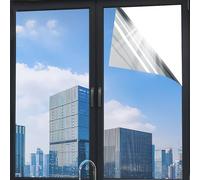 Film de fenêtre réfléchissant à sens unique - Protection UV - Anti-reflet - Teinte pour la maison et le bureau - Contrôle de la chaleur - Bloque le soleil - Finition miroir transparente - 70 x 300 cm