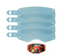 Film De Lunettes De Course Moto - Écran De Protection Pour Moto Transparent 4x En Moto | Film Anti-scratch Haute Clarté Visuelle | Idéal Pour L'utilisation De La Concurrence De La Course Et