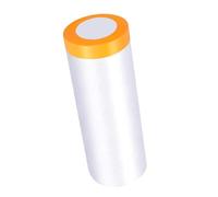 Film de masquage en plastique pré-tapé pour peinture professionnelle par pulvérisation, feuilles poussière auto-adhésives meubles, plancher, mur, armoire et protection contre la voi 10 Rolls 2.7mx20m