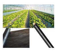 Film De Paillage En Plastique Noir Agricole, Film Biodégradable For Le Contrôle Des Mauvaises Herbes Du Jardin, Paillis De Couverture De Plante De Tomate Fraise D'une Épaisseur De 14 Microns ( Color :