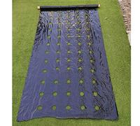 Film de paillage, Paillis perforé for désherbage, trou de 4,5 cm, film agricole, paillis for culture de légumes, for tomates, fraises, perforateur de croissance(0.95x50m)