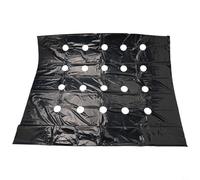 Film de paillage perforé à base de PE pour potager des parterres de jardin serre, culture d'arbres fruitiers, conservation de l'humidité du sol et inhibition