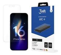 Film de protection - 3MK - ARC+ - Verre trempé - iPhone 16 Plus - Résistant aux rayures Noir