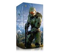 Film de protection autocollant couverture pour jeux console cas vinyle film peau contre les rayures design couverture personnalisée autocollant (X, 01 Halo Infini)