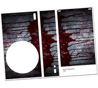 Film de protection autocollant pour console de jeux-En vinyle-Anti-rayures-Ajustement parfait-R138 (S,17 éclaboussures de sang