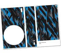 Film de protection autocollant pour console de jeux-En vinyle-Anti-rayures-Design autocollant-R138 (S,13 bleu fluo)