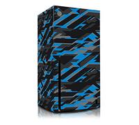 Film de Protection Autocollant pour Console de Jeux - en Vinyle - Anti-Rayures - Design Autocollant - R139 (X, 13 Bleu Fluo)