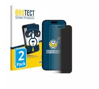 brotect 2 Pièces Protection Anti-Espion pour Apple iPhone 15/15 Pro [Anti-Spy, Privacy Film, Écran de Confidentialité, filtre de lumière bleue]