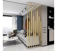 Film de protection de confidentialité mural - Séparateur de pièce en métal autonome pour salon et chambre à coucher - Colonne de séparation moderne - Solution d'intimité élégante en ensembles