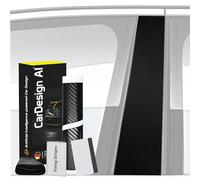 Film de protection de peinture pour cache de colonne B C pour Audi A3 8P/8PA 2003-2013 & S3/RS3 (3 portes, Coupé) : porte, fenêtre, montant gauche/droite et avant/arrière (noir brillant)