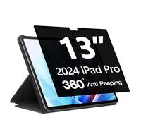Film de protection d'écran 360° Full Adhesive Privacy Screen Protector pour iPad Pro13" 2024 M4 - Anti-rayure, Anti-traces de doigts, anti-lumière bleue, anti-reflets, 4 voies 360° Anti-espion