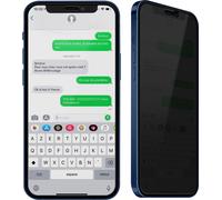 Film de protection d'écran avec protection contre les regards indiscrets pour Apple iPhone 12 Mini - bord noir