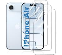Film De Protection D'écran Hydrogel Pour Iphone Air, 3 Pièces: Transparent Hd, 6h Anti-Rayures, Tpu Souple, Auto-Réparatrice, Compatible Avec Lecteur D`Empreinte