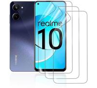 Film De Protection D'écran Hydrogel Pour Realme 10, 3 Pièces Tpu Souple Transparent Hd Anti-Bulles Anti-Rayures Anti-Traces De Doigts Auto-Réparatrice