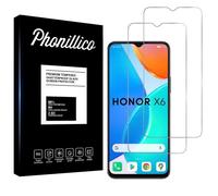 Film de Protection d'Écran - Phonillico - Honor X6 - Pack de 2 - Verre Trempé - Résistant aux Rayures