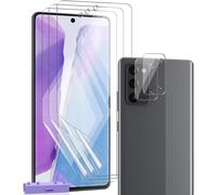 Film De Protection D'écran Pour Samsung Galaxy Note20 ¿ 3 Films Souples (Pas En Verre) + 2 Protège-Objectifs Caméra, Tpu 0,33 Mm Ultra-Fin, Anti-Rayures, Oléophobe, Auto-Réparant