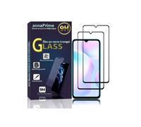 Film de protection d'écran - VCOMP - Pack de 2 - Verre Trempé - Noir - Xiaomi Redmi 9A 6.53"
