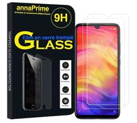 Film de protection d'écran - VCOMP - Xiaomi Redmi Note 7/7 Pro - Verre Trempé - Lot de 2 - Résistant aux rayures