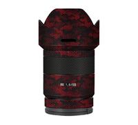 Film de protection d'objectif anti-rayures,autocollant pour Sony FE,55mm,F1.8 ZA Len,peau de décalcomanie premium pour SONY FE55,F1.8,55F18Z - Type Mamba Red