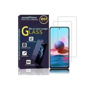 Film de protection écran - VCOMP - Xiaomi Redmi 10 2022 6.5" - Pack 2 - Adhésif silicone anti-bulles - Résistant aux rayures