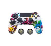 Film de protection en gel de silicone 18 masques pour manette Sony PS4 Slim/Pro sans fil