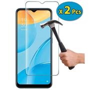 Film de protection en verre trempé - E.F.CONNECTION - OPPO A15 - Pack de 2 - Résistant aux rayures - 9H