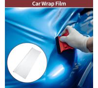 Film De Protection En Vinyle Pour Enveloppe De Voiture En Motif Fibre De Carbone Blanc 335X152Cm / 11Ft X 5Ft Extérieur Intérieur Vinyle Couverture 5.5Mil Pvc 1 Pc Universel