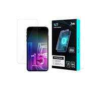 Film de protection - - iPhone 15 - 3 pièces - Ultra-transparent - Anti-chocs