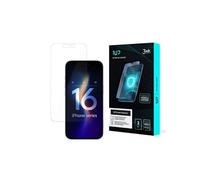 Film de protection - - iPhone 16 - Ultra-transparent - Résistant aux rayures - 3 pièces