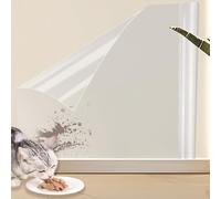 Film de protection mural transparent autocollant en peau d'éléphant électrostatique - Protection murale - Protection contre les éclaboussures - Pour cuisine, poubelle, meubles, bureau, école