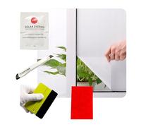 Film de Protection pour fenêtre Solar Systems - Film pour fenêtre Mat - Assure la discrétion - Kit de Pose (50 x 200 cm)