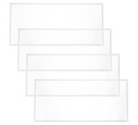 Film de Protection pour Lentille D’armoire de Sablage, 4 Pièces | Remplacement Jetable, Installation Facile, Visibilité Maintenue, Polyester Transparent, pour Fenêtre de Cabine
