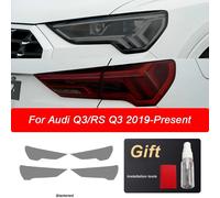 Film De Protection Pour Lumière De Sauna De Voiture,Lampe De Sauna,Feu Arrière Transparent,Autocollant En Tpu Noir,Accessoires Pour Audi Q3 F3 Rsq3 Sportback 2019-On - Type The Whole Set B