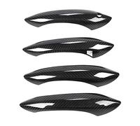 Film de protection pour poignée de porte de voiture pour BMW Série 5 6 7 F06 F12 F13 F01 F02 M5 M6 Style voiture Style voiture Extérieur Poignée de porte Housse de protection en fibre de carbone