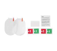 Film de protection pour rétroviseur de voiture 2 pièces 100x145mm universel anti-buée imperméable à l'eau transparent ovale film de rétroviseur latéral pour voiture SUV camion