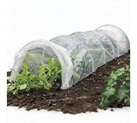 Film de protection pour serre de qualité supérieure - Transparent - Résistant aux UV - Résistant aux déchirures - Avec matériau renforcé - Protection de serre pour l'agriculture - Accessoire agricole