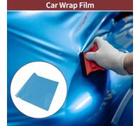 Film De Protection Pour Voiture De Couleur Bleu Clair 50X152Cm Extérieur Intérieur Vinyle Couverture 5.5Mil 1 Pc Pvc Universel