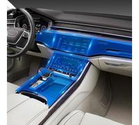 Film de protection PPF en TPU transparent anti-rayures pour console centrale de voiture Audi A8 D5 2018-2024 (B pour gauche/transparent)