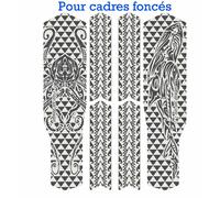 Film de protection Riesel Design Chain:Tape 3000 Bases/Aubans Maori 22 Noir