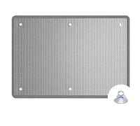 Film de protection solaire et d'isolation thermique - Double feuille d'aluminium - Autocollant réfléchissant pour toit de balcon - Protection de l'intimité - Avec ventouse (70 x 100 cm)