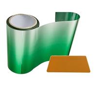 Film de protection solaire pour fenêtre voiture, 150 cm x 20 cm - Bandes colorées progressives - Pare-soleil de pare-brise - Bandes teintées autocollantes (vert)