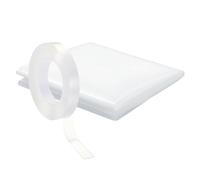 Film de protection temporaire en PVC transparent pour vitres de voiture avec ruban adhésif 78,7 cm x 1,9 m | Protection fiable pour pare-brise de voiture, camion, remorque, tracteur, sécurité